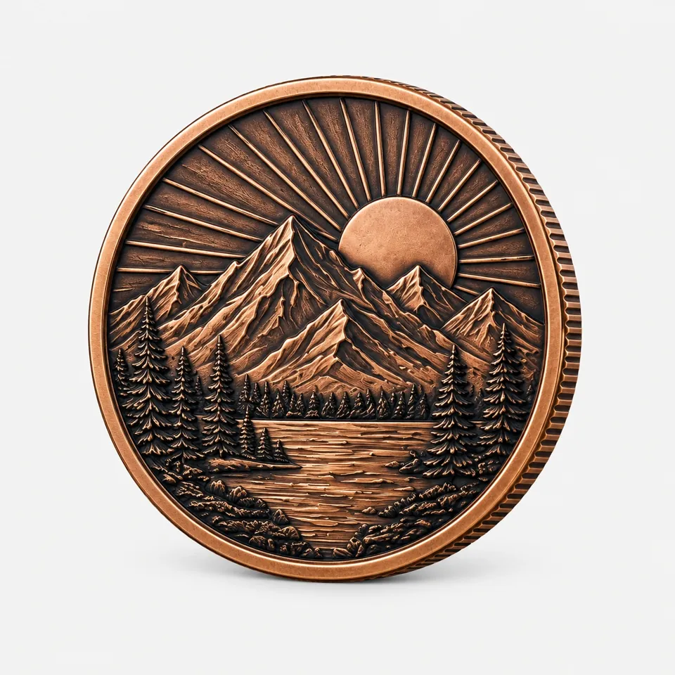 Sports Coins design concept on a solid background