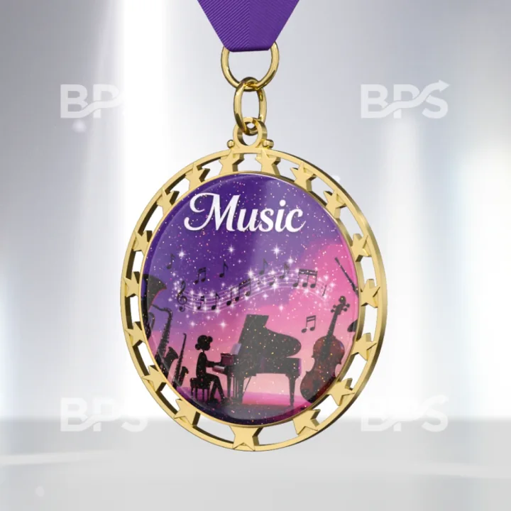 Glitter & Printed Custom Medals